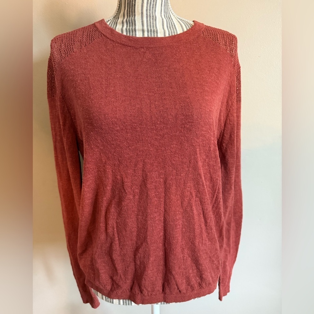 Roxy Women's Brick Red Turtleneck Sweater